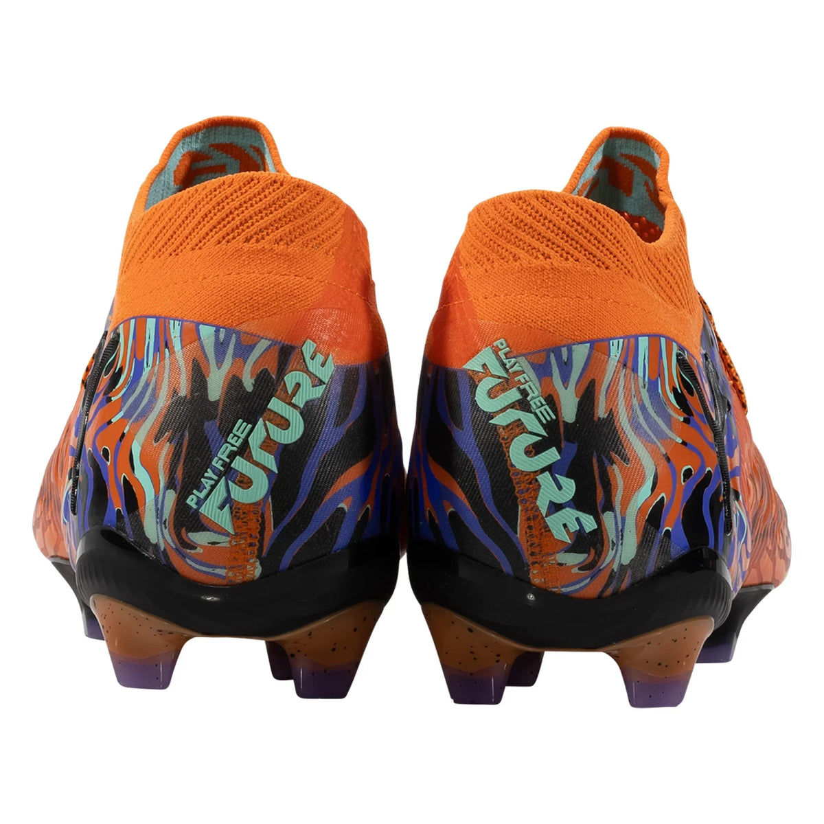 Puma Future 8 Ultimate NJR Creativity FG Firm Ground Soccer Cleat- Orange Poppy/Black/Poison Pink